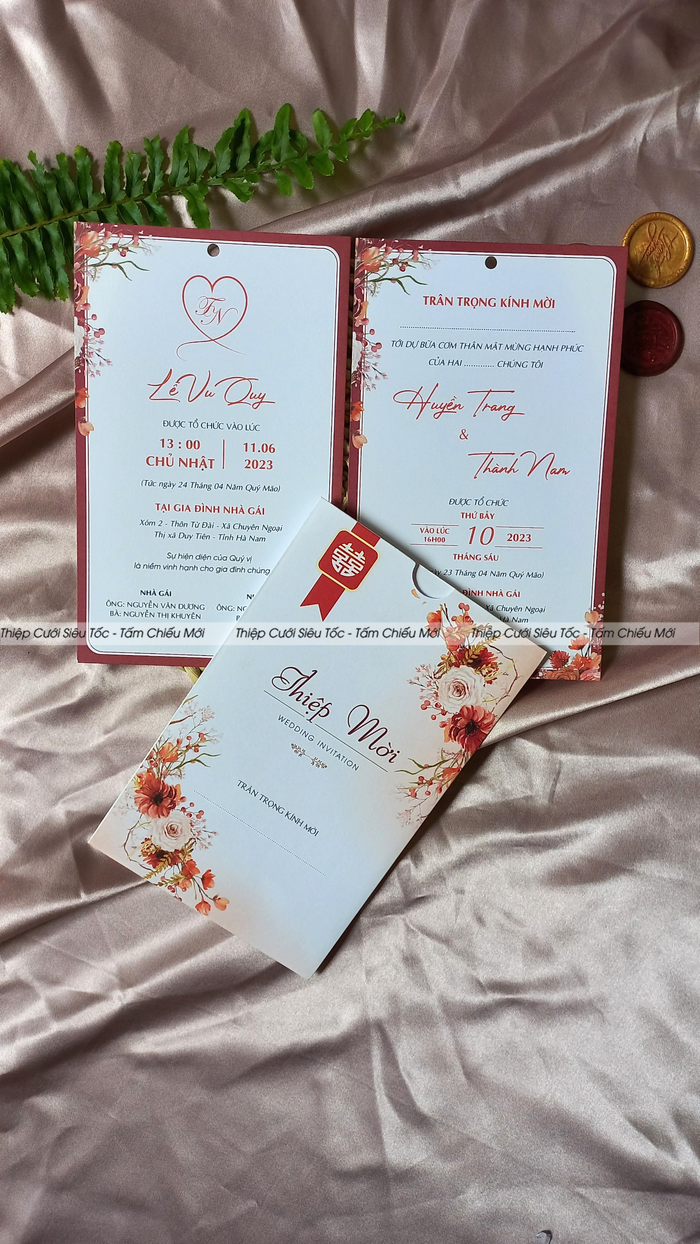 Thiệp phong bì rút DT300