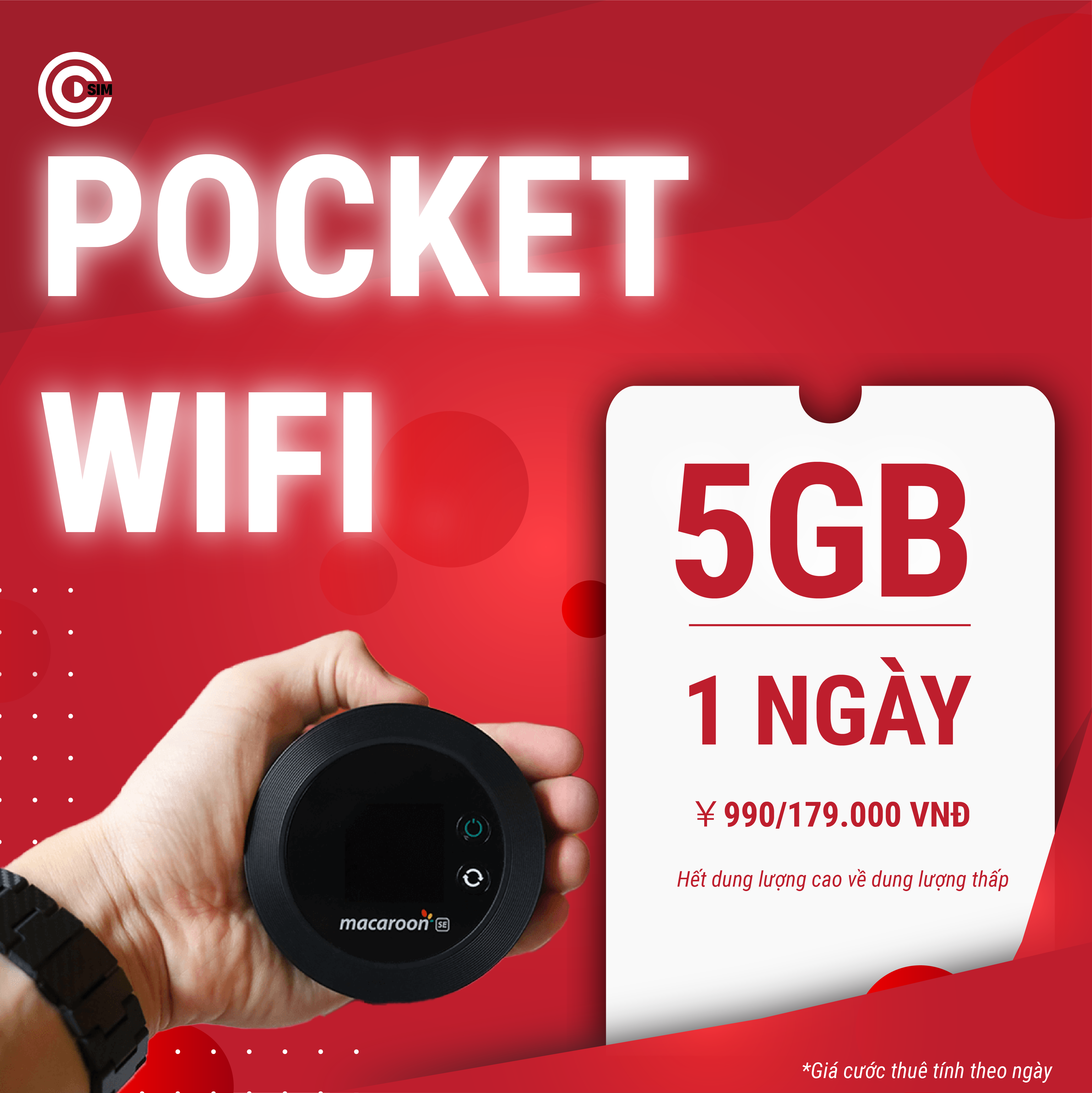 Wifi Du Lịch 5GB/1 Ngày