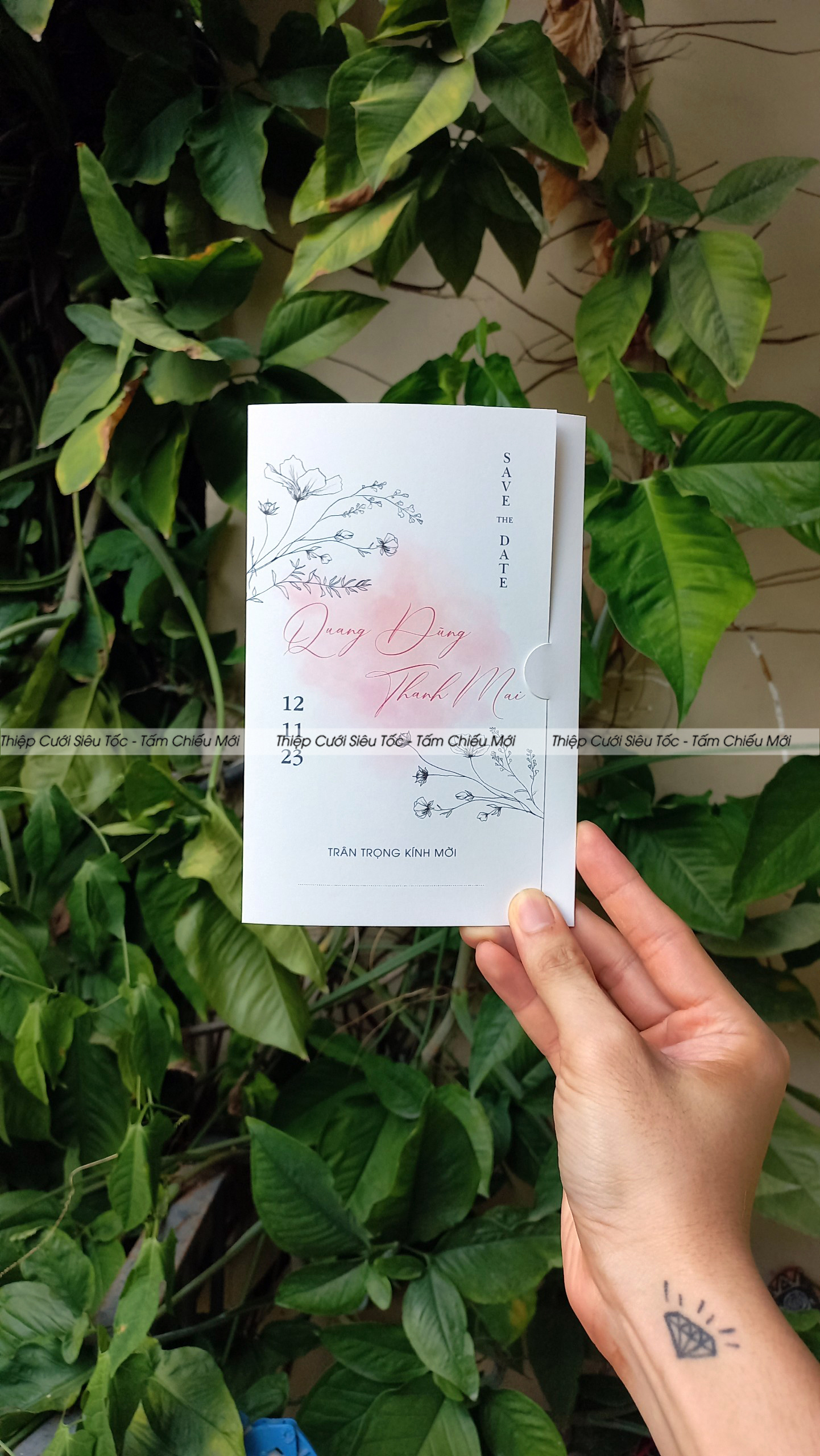 Thiệp gập classic HD310