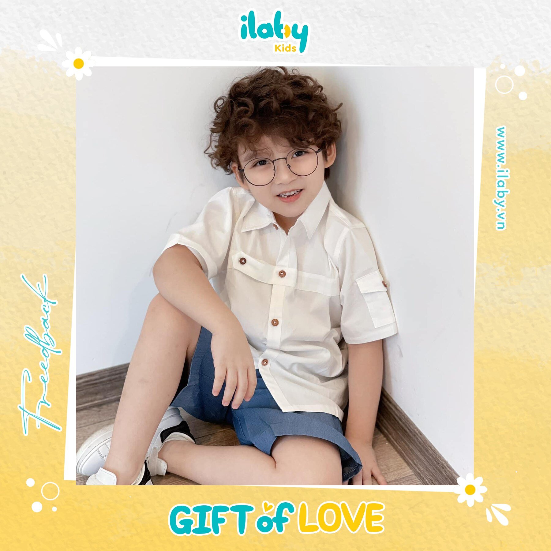 Áo sơ mi bé trai phối nẹp ngực_thumbnail_0