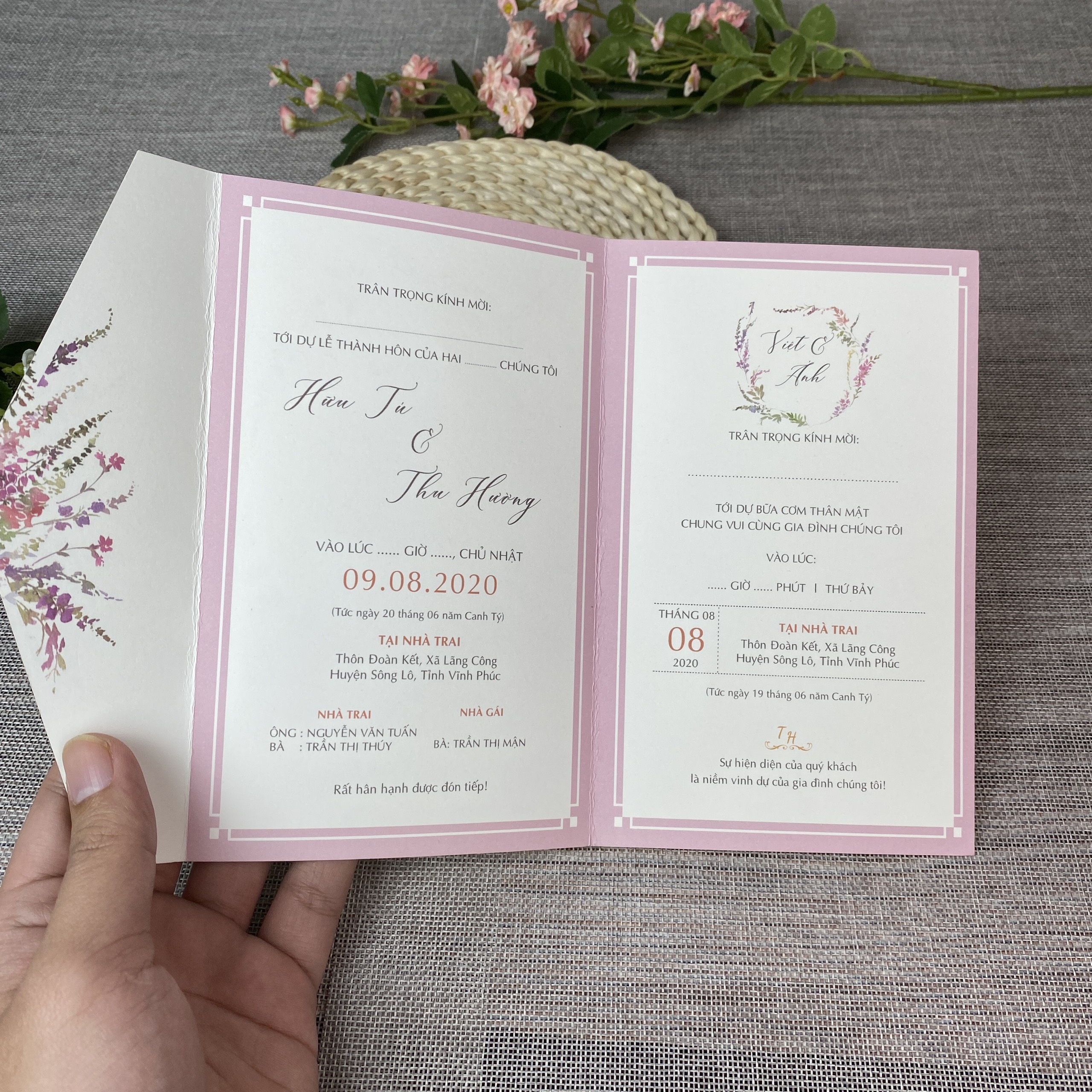 Thiệp gập classic - To03