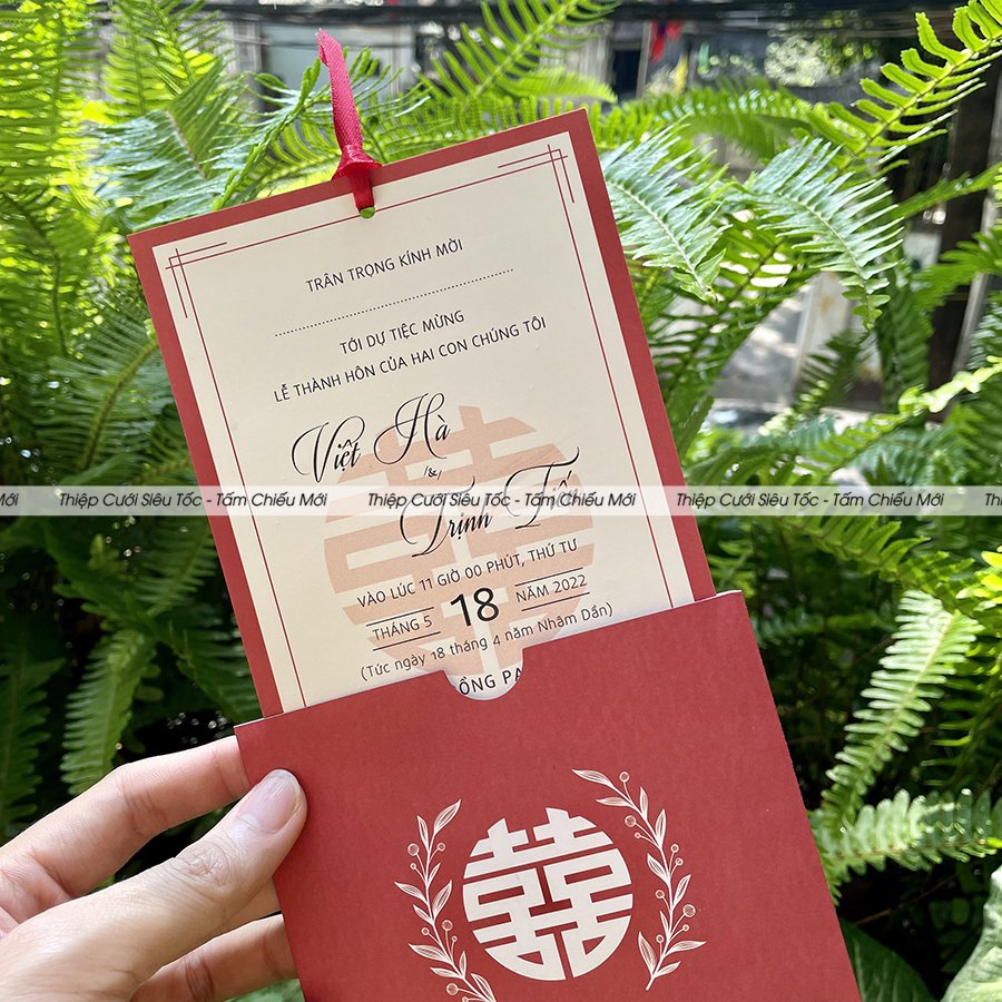 Thiệp phong bì rút - BB119