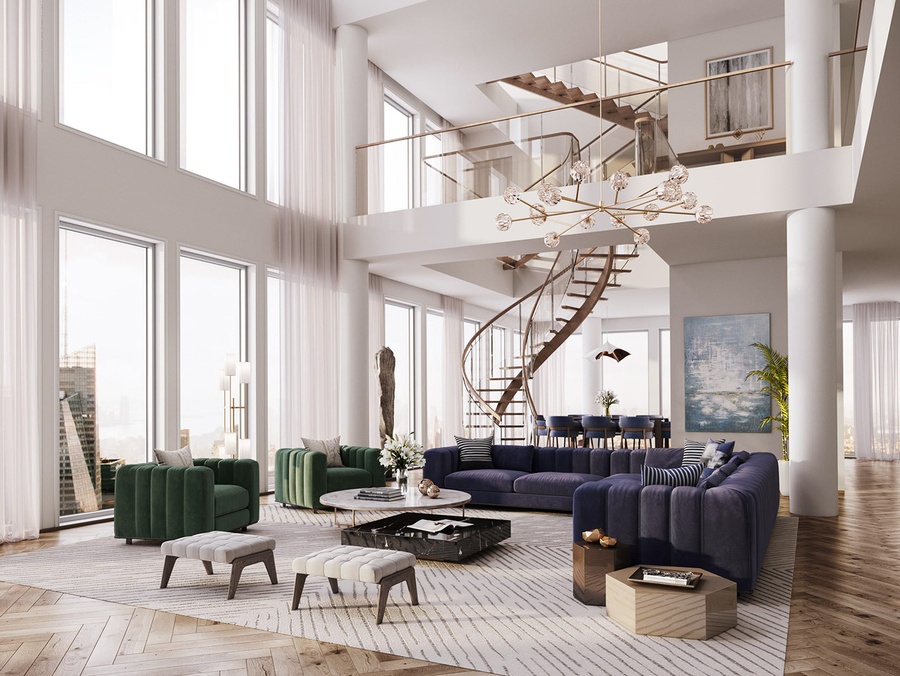 Bán căn hộ Bán căn hộ Penthouse Sky Villa tại tòa tháp Brilliant Đảo Kim Cương