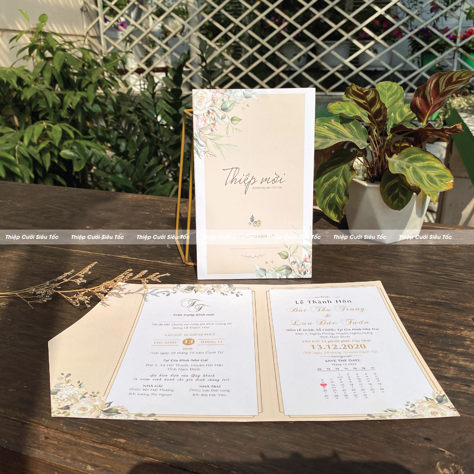 Thiệp gập classic - BB91