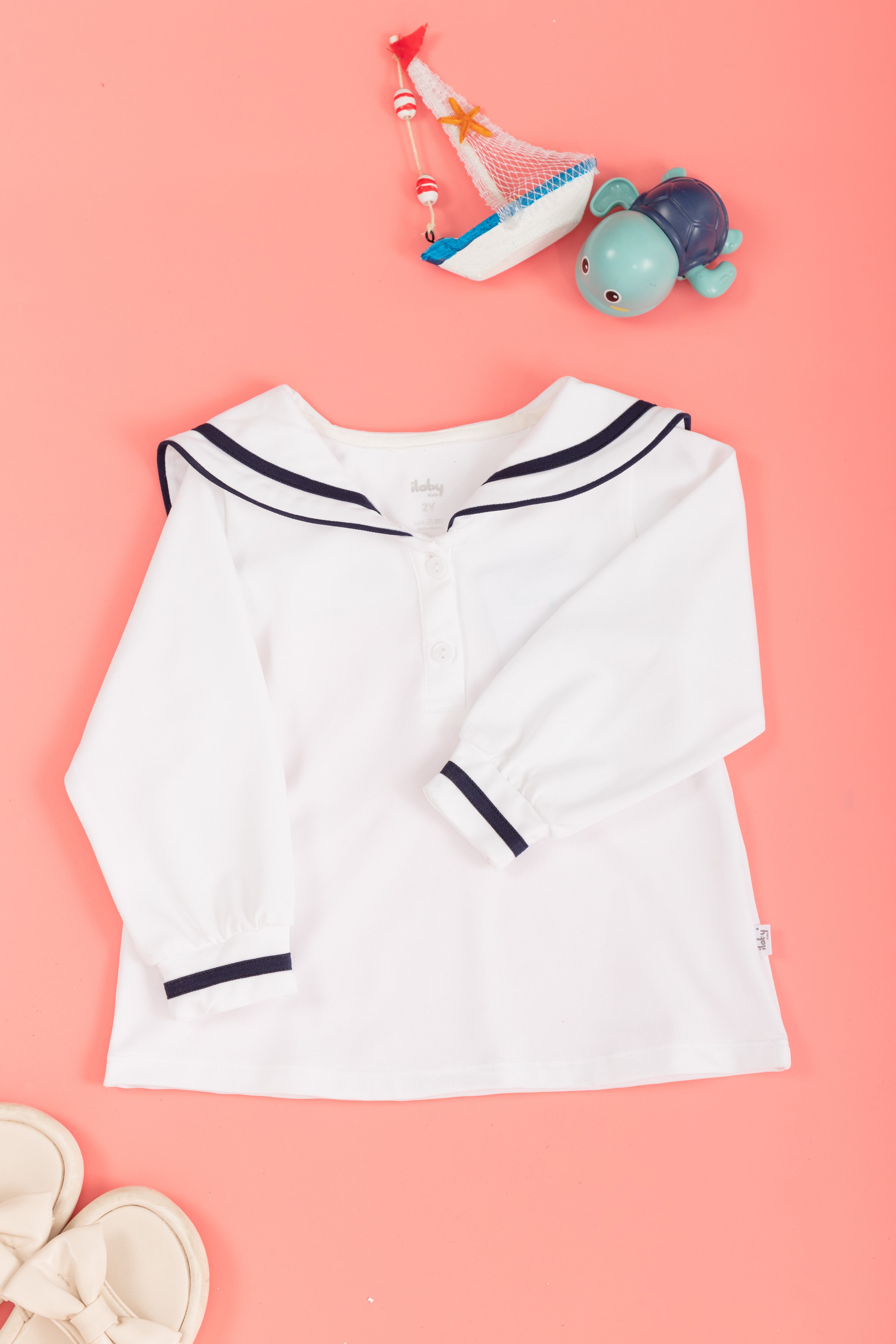 Áo polo dài tay cổ thuỷ thủ phối  viền_thumbnail_3