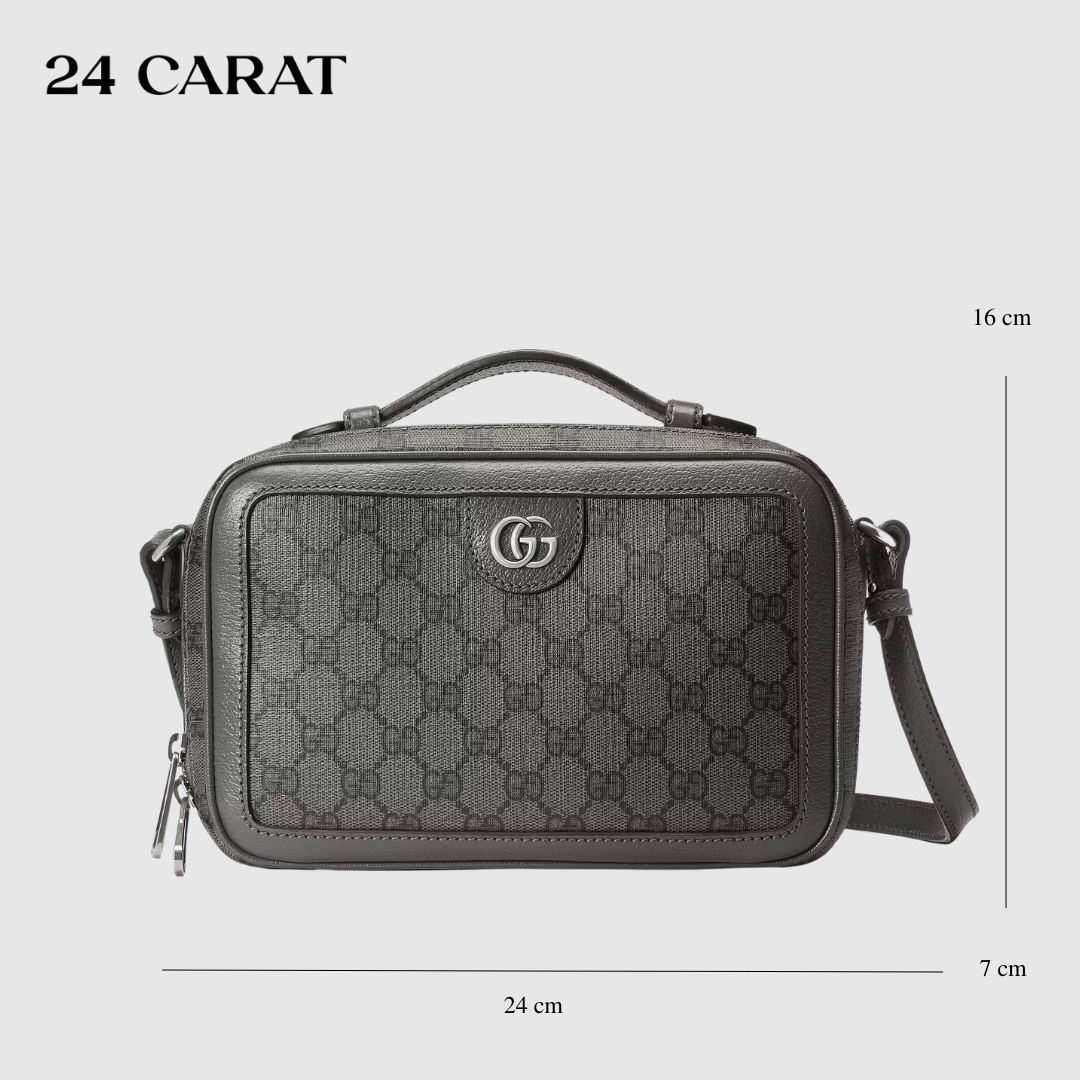 Túi đeo chéo Gucci Ophidia Small Shoulder Bag Grey leather