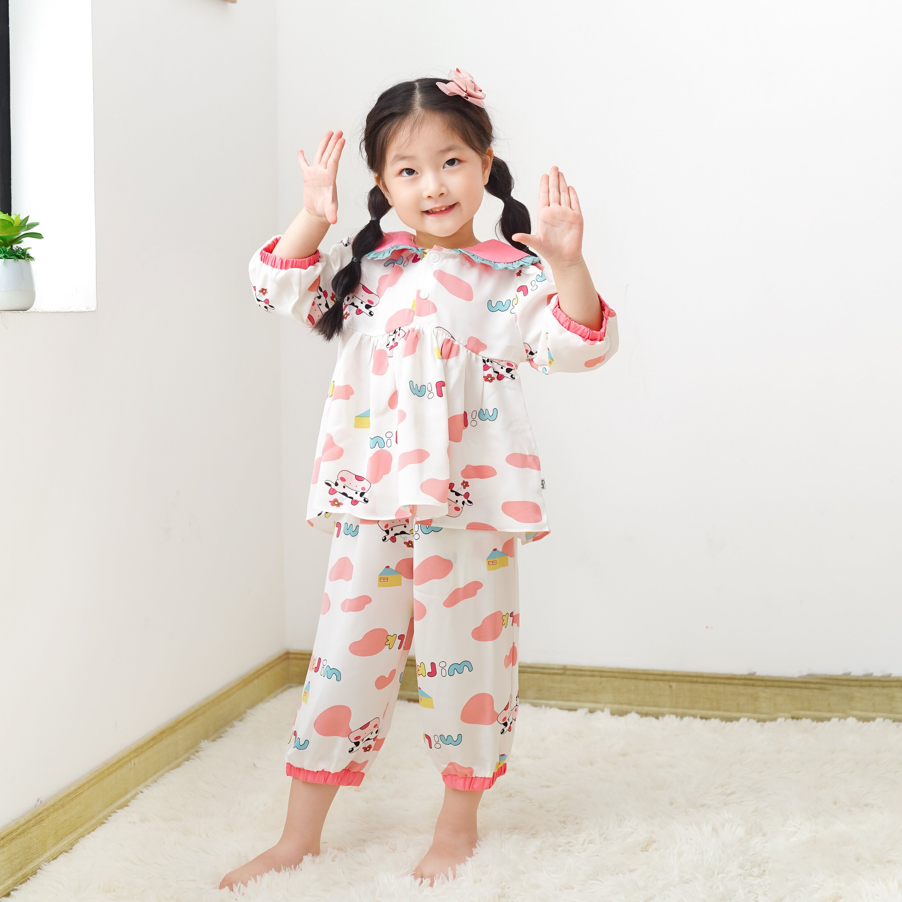 Set pyjama dài tay phối cổ viền bèo_thumbnail_0